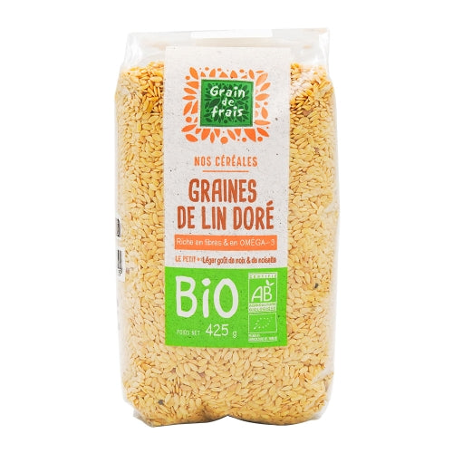 Graine de Lin Doré BIO 425g - Grain de Frais